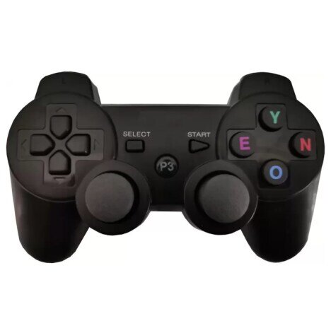 Controller wireless DoubleShock compatibil cu Playstation 3, negru